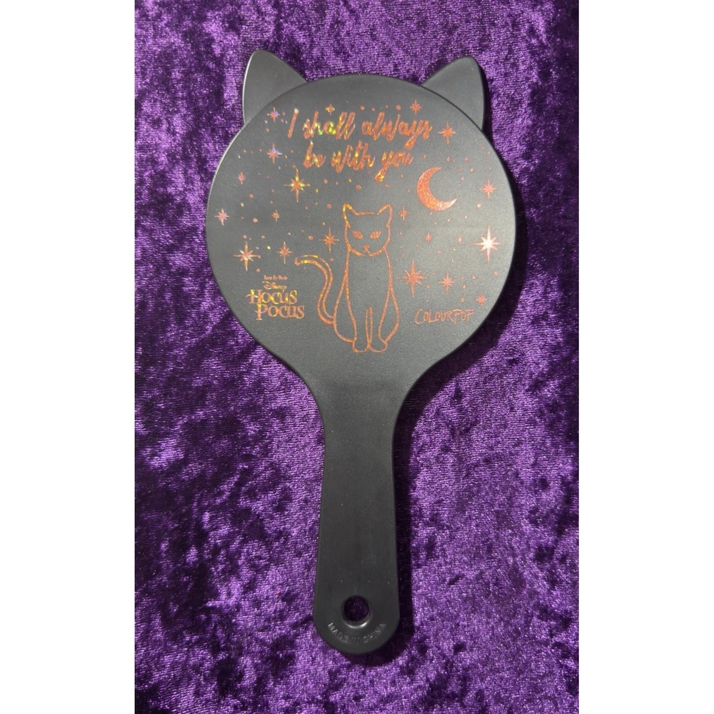 Disney Hocus Pocus Hand Mirror Binx Black Cat Colourpop